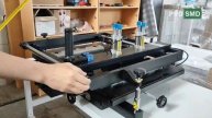 Демонстрация работы ручного трафаретного принтера STP-550