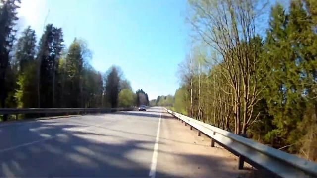 Видео для велотренажера.Майская велопрогулка.