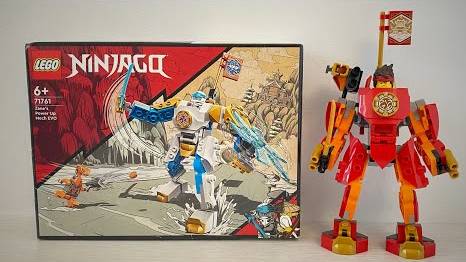 ОБЗОР ЛЕГО НИНДЗЯГО 71761 Робот ЭВО Зейна LEGO NINJAGO Zane’s Power Up Mech EVO