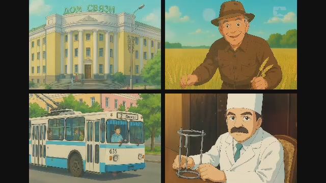 История Курганской области в стиле аниме от Хаяо Миядзаки— 50 лет жизни региона (с 1941по 1991 год)