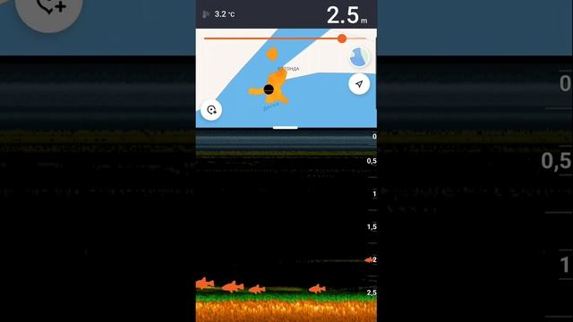 Ловим рыбу при помощи эхолота dipper chirp 2+ #rybolovtroick #tinao_fishin
