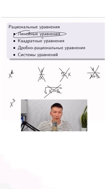Виды рациональных уравнений⚡️ #егэ #школа #огэ #матем?