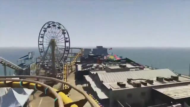 GTA 5 на АМЕРИКАНСКИХ ГОРКАХ  гемплей roller coaster