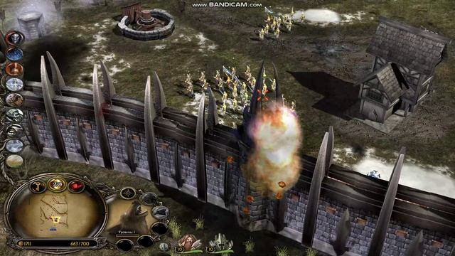 Эльфы объединяются с людьми. Привезли катапульты. Lord of the rings 2