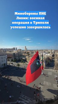 Минобороны ПНЕ Ливии: военная операция в Триполи успешно завершилась