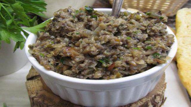 Грибной паштет с семечками подсолнуха