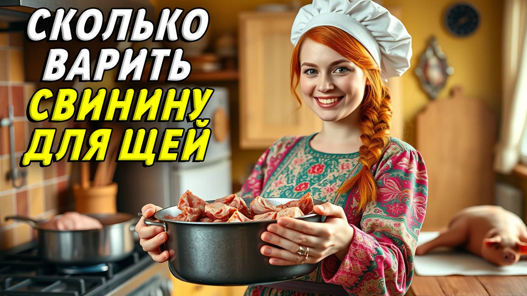 Сколько варить свинину для щей