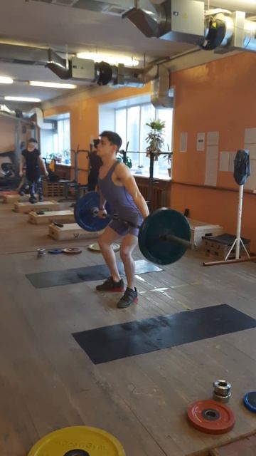 #weightlifting #тяжелаяатлетика #crossfit #рывок #штанга рывок с в