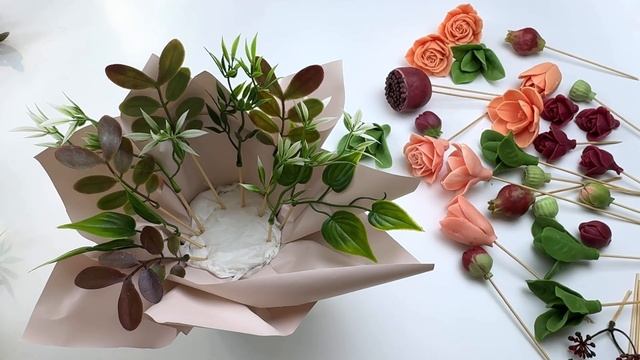 Букет из мыла с ГРАНАТОМ 🌺🔥🔥🔥