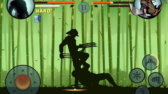 Проба «Когтей» в Shadow Fight 2 после победы над Рысью #120