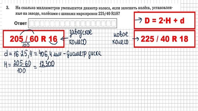 ШИНЫ | Вариант 29 (№1-5)|ОГЭ математика 2025 | Ященко 50 вар.