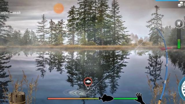 Рыбалка на озере Савай. Игра My Fishing World