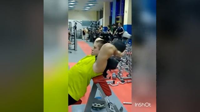 Французский жим с гантелью сидя