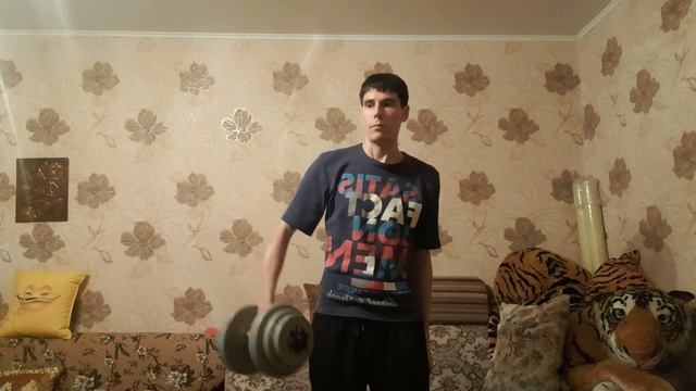 Мах гантели вбок номер 23