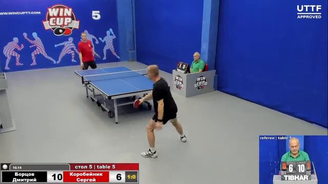 21:00 Борцов Дмитрий 3-1 Коробейник Сергей cтол 5 ЮГ-3 03.07.21