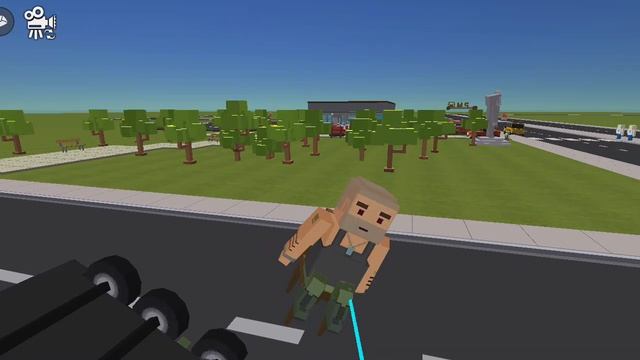Видео где меня запускают в полёт в Simple sandbox 2