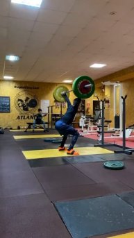 #рывок #штанга #тяжелаяатлетика #crossfit #спортклуб