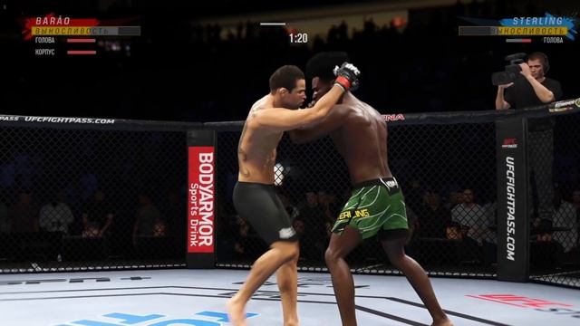 UFC 4 легчайший вес мужчины первый тур Renan Barao (Бразилия) -