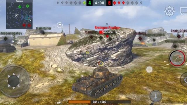 World of tanks blitz бой на мастера на кв1с  4к урона