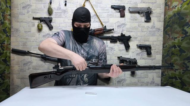 DB KAR 98 - СТРАЙКБОЛЬНАЯ ВИНТОВКА С ИМИТАЦИЕЙ ВЫБРОСА ГИЛ