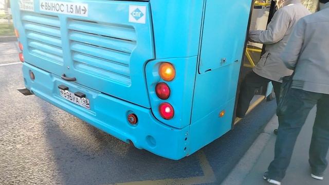 Автобус 192 маршрут Волгабас 5270.G4 10168 Колпино Тверская Улица Угол Улица Ижорского Батальона