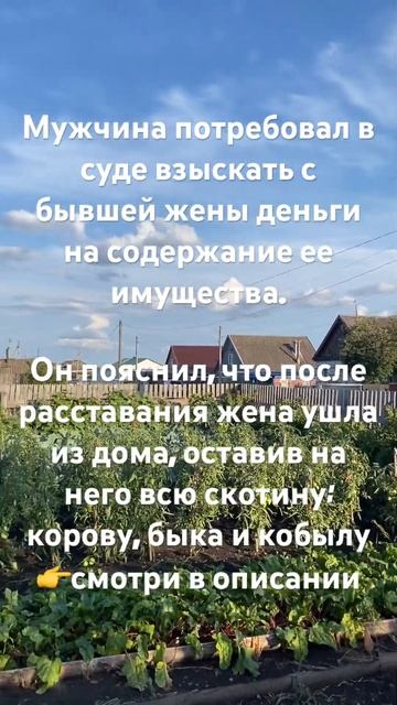 ❗️ Мужчина потребовал в суде взыскать с бывшей жены д