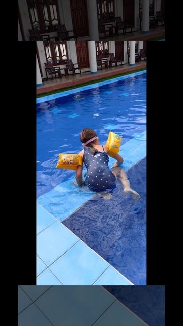 Шри Ланка. Ахангама. 11.01.2025. Юлечка посетила бассейн