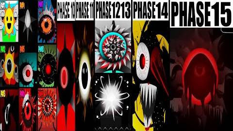 Фаза 1 VS Фаза 2 VS Фаза 3-4 VS Фаза 5 VS Фаза 6 VS Фаза 7-15 в Incredibox Sprunki!