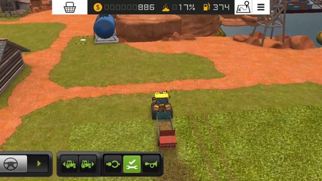 Farming simulator 18 Удобрения луга навозом серия #116