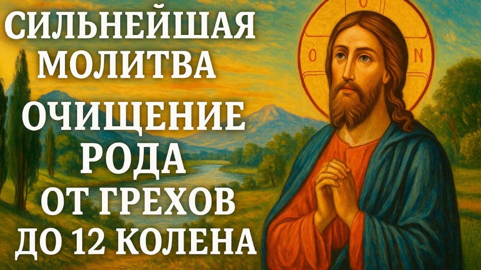 САМАЯ СИЛЬНАЯ МОЛИТВА НА ОЧИЩЕНИЕ РОДА ОТ ГРЕХОВ ДО 12 КОЛЕНА | Православие