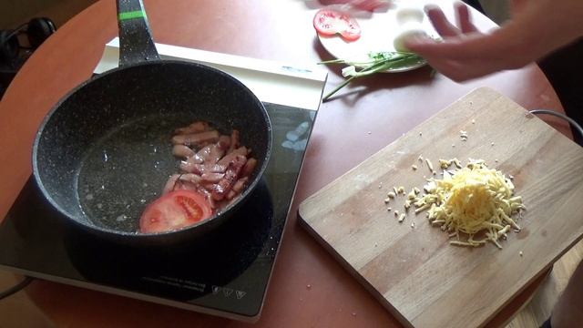 ветчина с яичницей еда, рецепты, как приготовить, рецепт, топ 10, кулинария, кушать хочу, ванзай, va