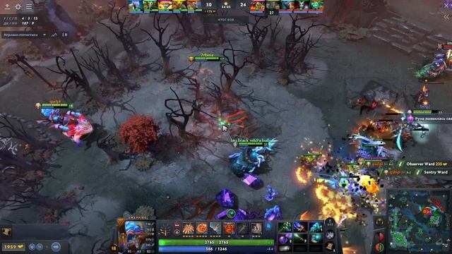 Собрала Аганим на бабке, пытаюсь вытащить команде халявные 25 ммр