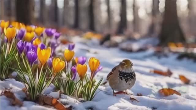 3ВУКИ ПРИРОДЫ. ВСТРЕЧАЕМ С УЛЫБКОЙ ВЕСНУ! МУ3ЫКАЛЬНЫЙ РЕЛАКС