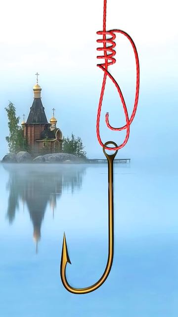 Невероятный узел #рыбалка #узел #каксделать #art