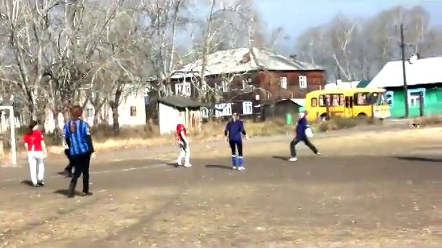 Сельский футбол-это так смешно, вот это прикол