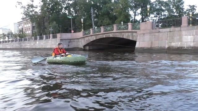 Рыбалка в центре Петербурга.  Часть 1 Фонтанка