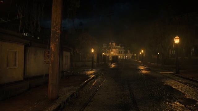 Прогулка под ночным дождем по Сен-Дени - Red Dead Redemption 2 - Ультра-расслабляющая атмосфера