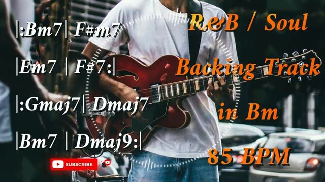 R&B ⧸ Soul Backing Track in Bm ｜ 85 BPM