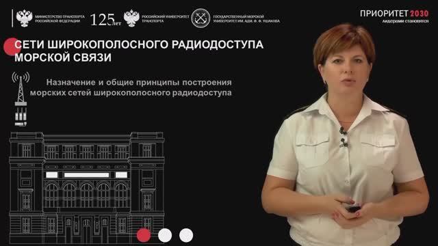 Морские автономные надводные суда-МАНС. Сети широкополосного радиодоступа морской связи – А. Чернова