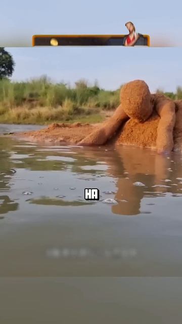 Он придумал самый необычный способ рыбалки и... #шортс