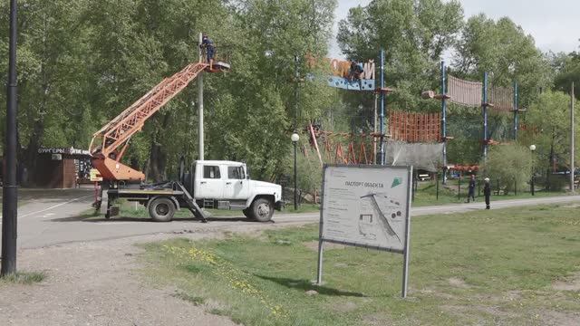 Зона отдыха Абакана преображается к открытию купального сезона