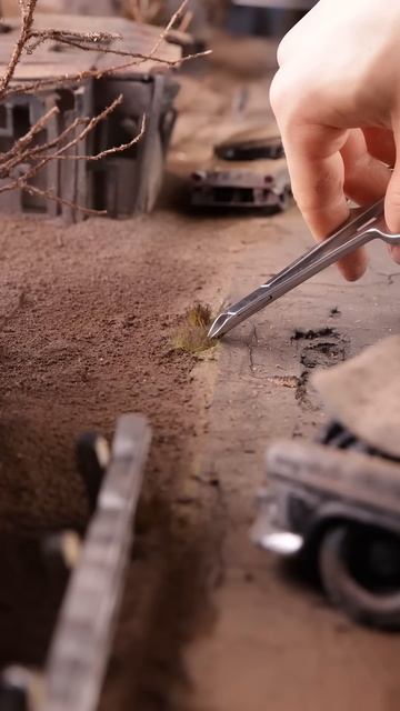 I created a Fallout scene!🎬😊#art#miniature#fallou#fallout4