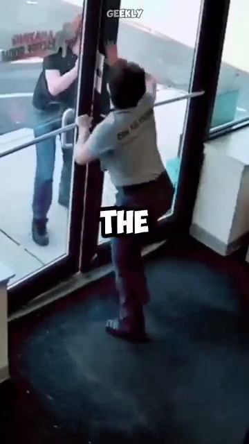He keeps locking the only door to this escape room business