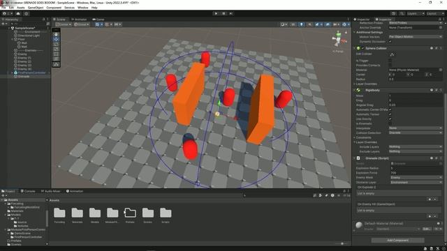 Граната своими руками [Unity для однокнопочных]