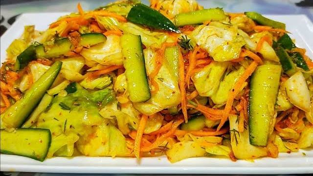 ЭТОТ САЛАТ БЕЗ МЯСО И МАЙОНЕЗА ПОКОРЯЕТ СРАЗУ .БОБМИЧЕСКИЙ САЛАТ ВСЕ ПРОСЯТ РЕЦЕПТ.