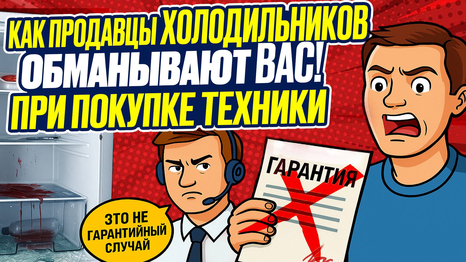 Новый развод от магазинов!? ГАРАНТИЯ на холодильник? ЗАБУДЬ! Теперь это проблема покупателей!?