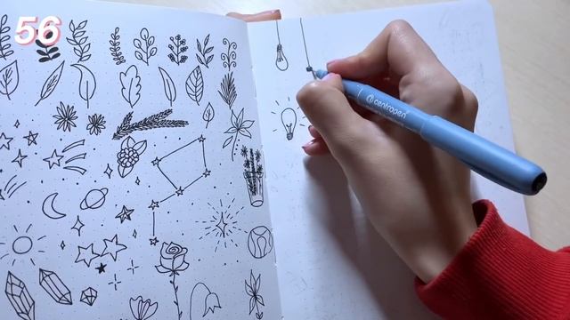 100 Простых Рисунков Для Ежедневника / DOODLE IDEAS