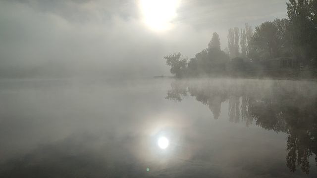 туманное утро