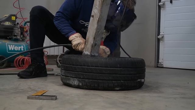 MA-SH Отличная идея из очень старой шины!