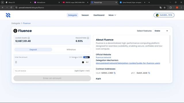 PARASAIL Заработок в интернете БЕЗ ВЛОЖЕНИЙ crypto AIRDROP